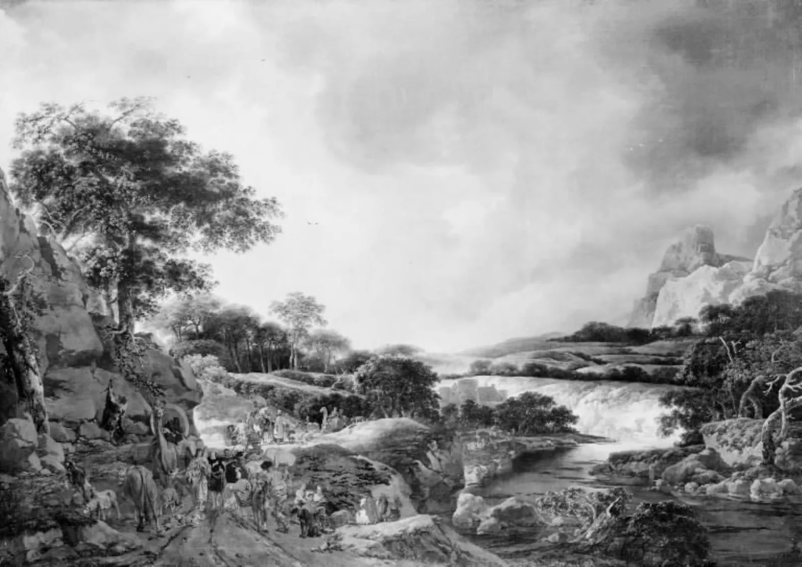A Landscape with Jacob and the Angel