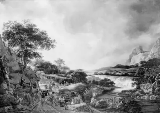 A Landscape with Jacob and the Angel