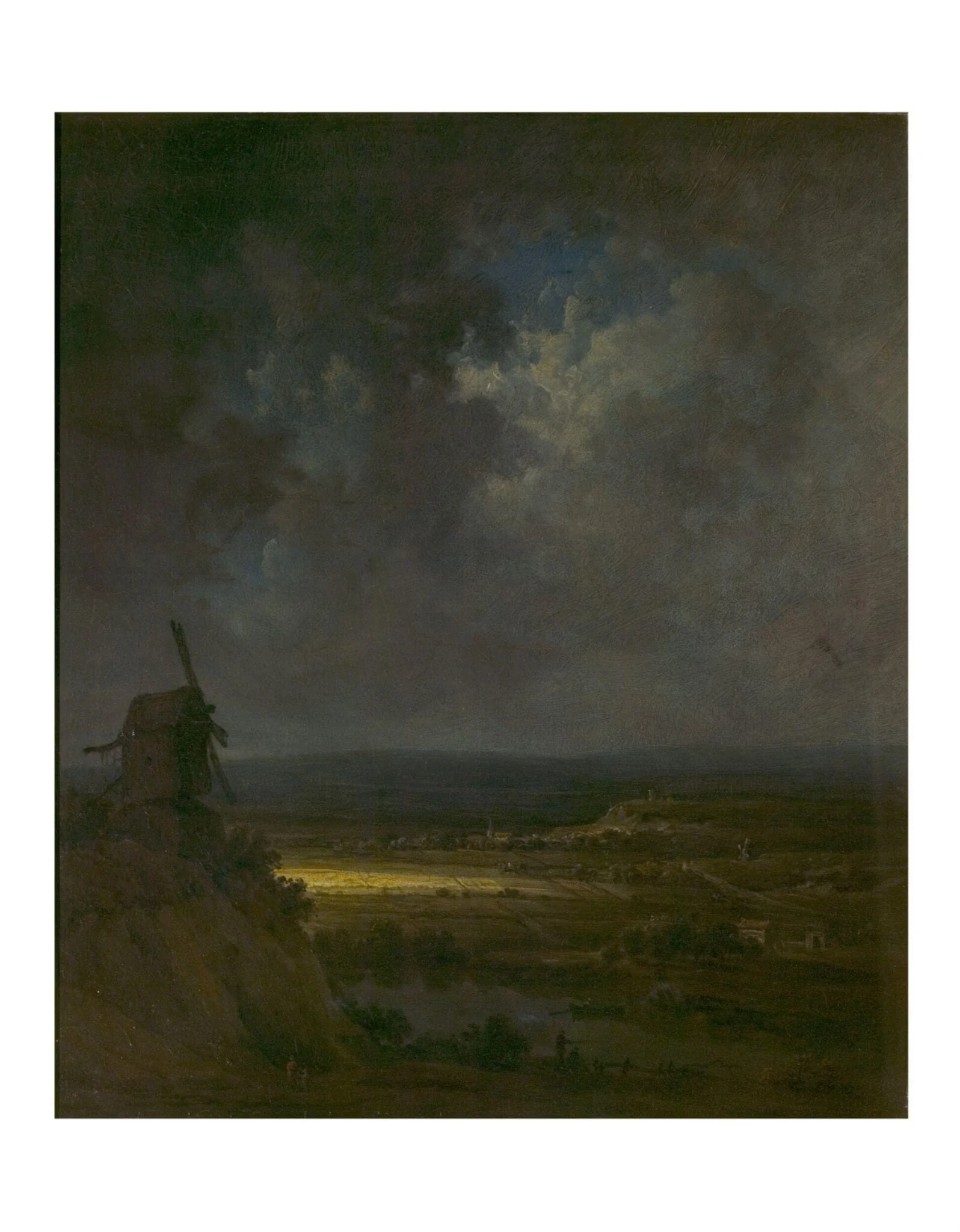 The Mill, by Georges Michel, oil, 1834