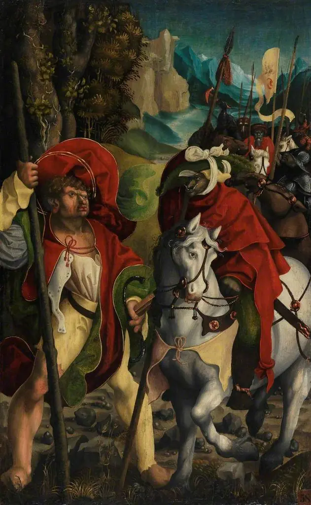 St Christopher meeting the devil