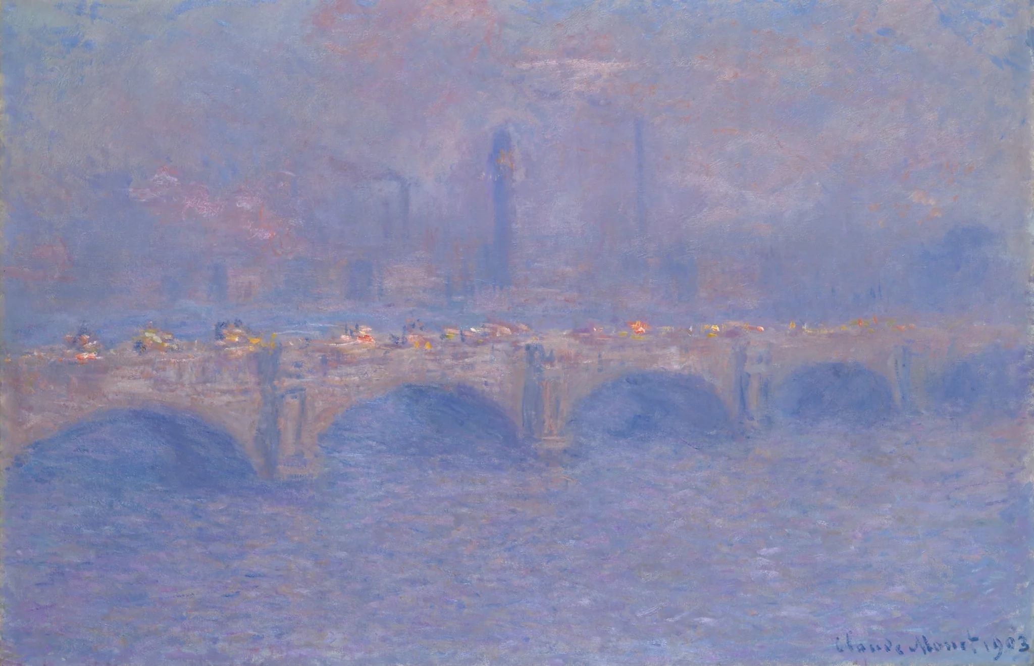 Waterloo Bridge, Sunlight Effect