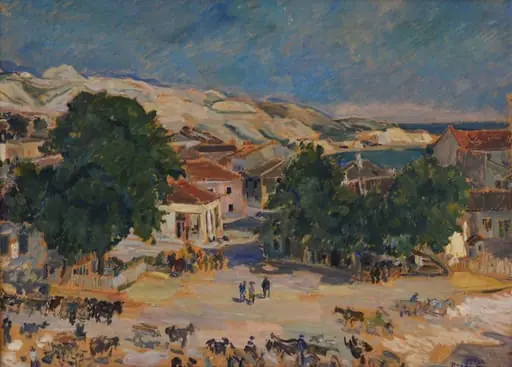 Piață din Balcic 1926
