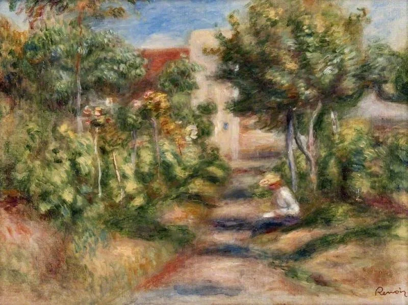 The Painter's Garden, by Auguste Renoir, oil, 1903