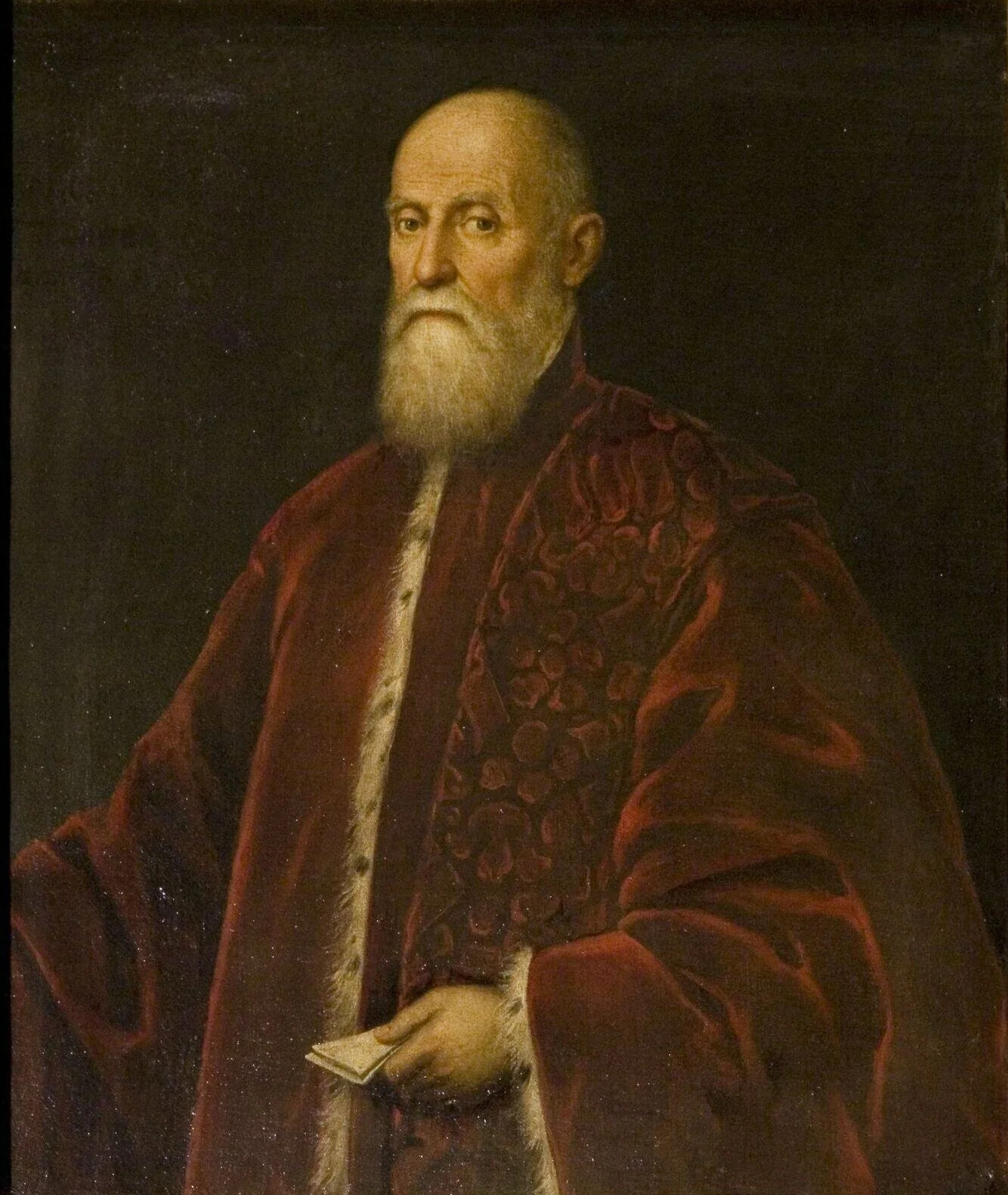 Portrait of a Procurator of St Mark's, Venice, by Unknown, oil, 1900