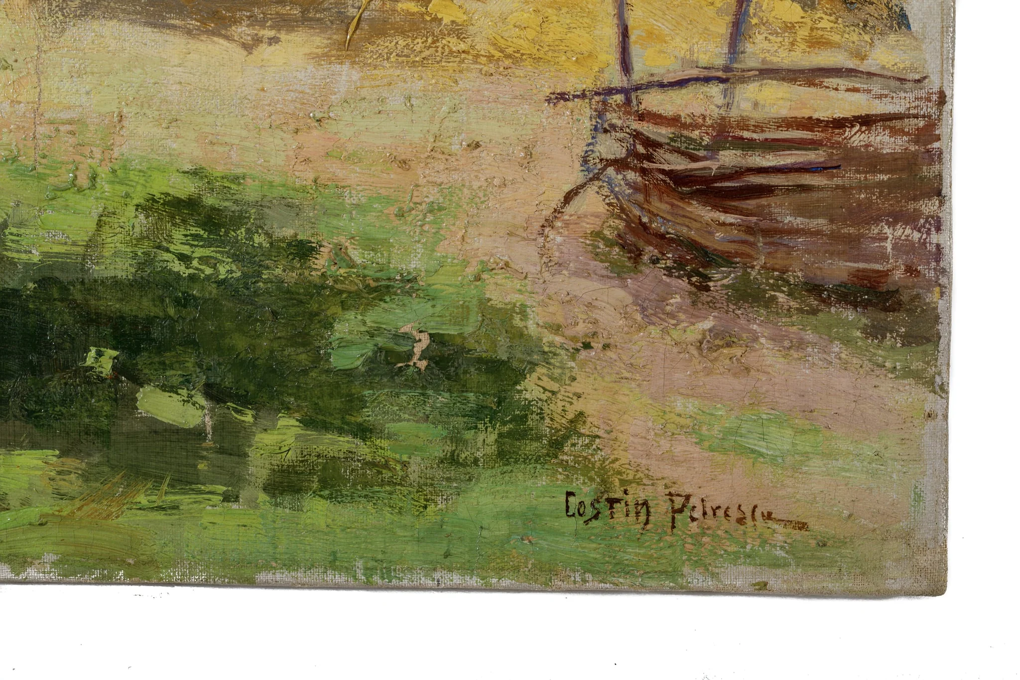 Peisaj de țară, by Costin Petrescu, unspecified, 1922