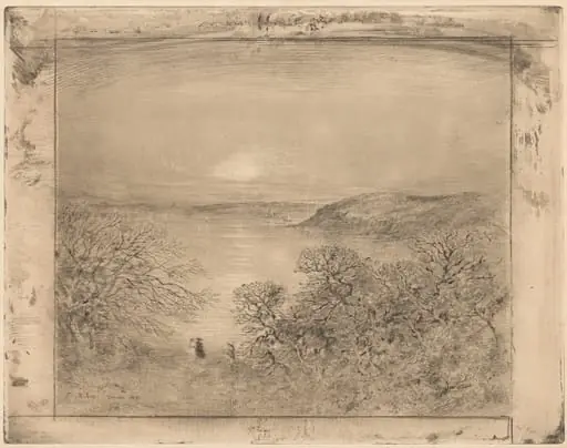 Lever de lune a Dinard (Moonrise at Dinard)