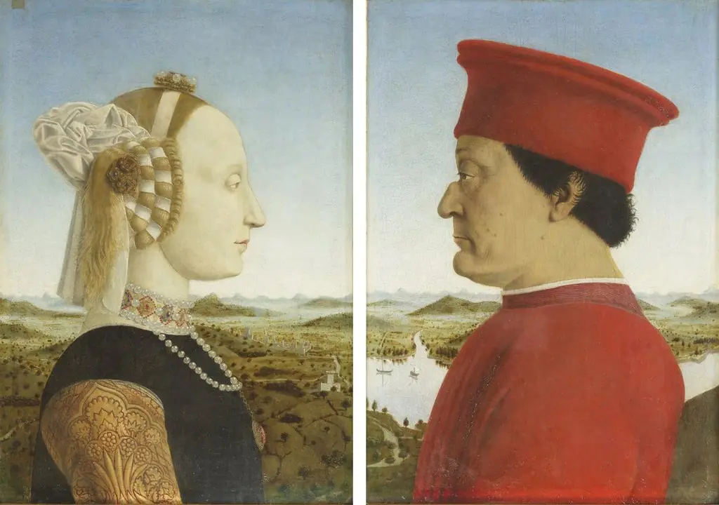 Diptych of Federico da Montefeltro and Battista Sforza
