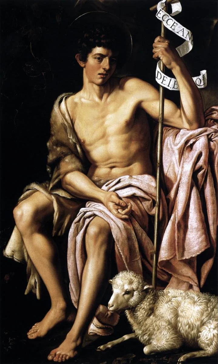 St John the Baptist, by Bartolomé González y Serrano, oil, 1621