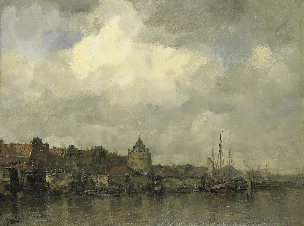 De Schreierstoren aan de Buitenkant te Amsterdam