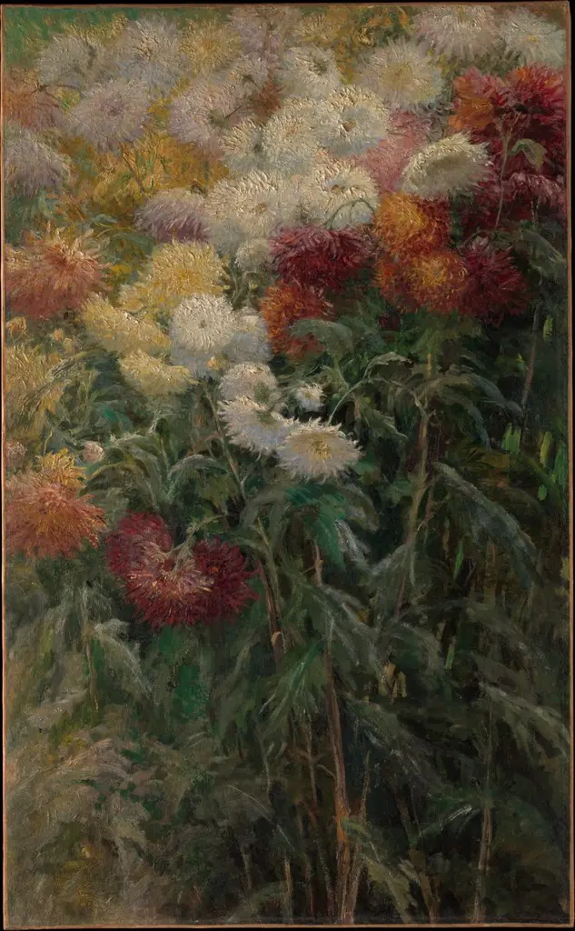 Chrysanthemums in the Garden at Petit Gennevilliers