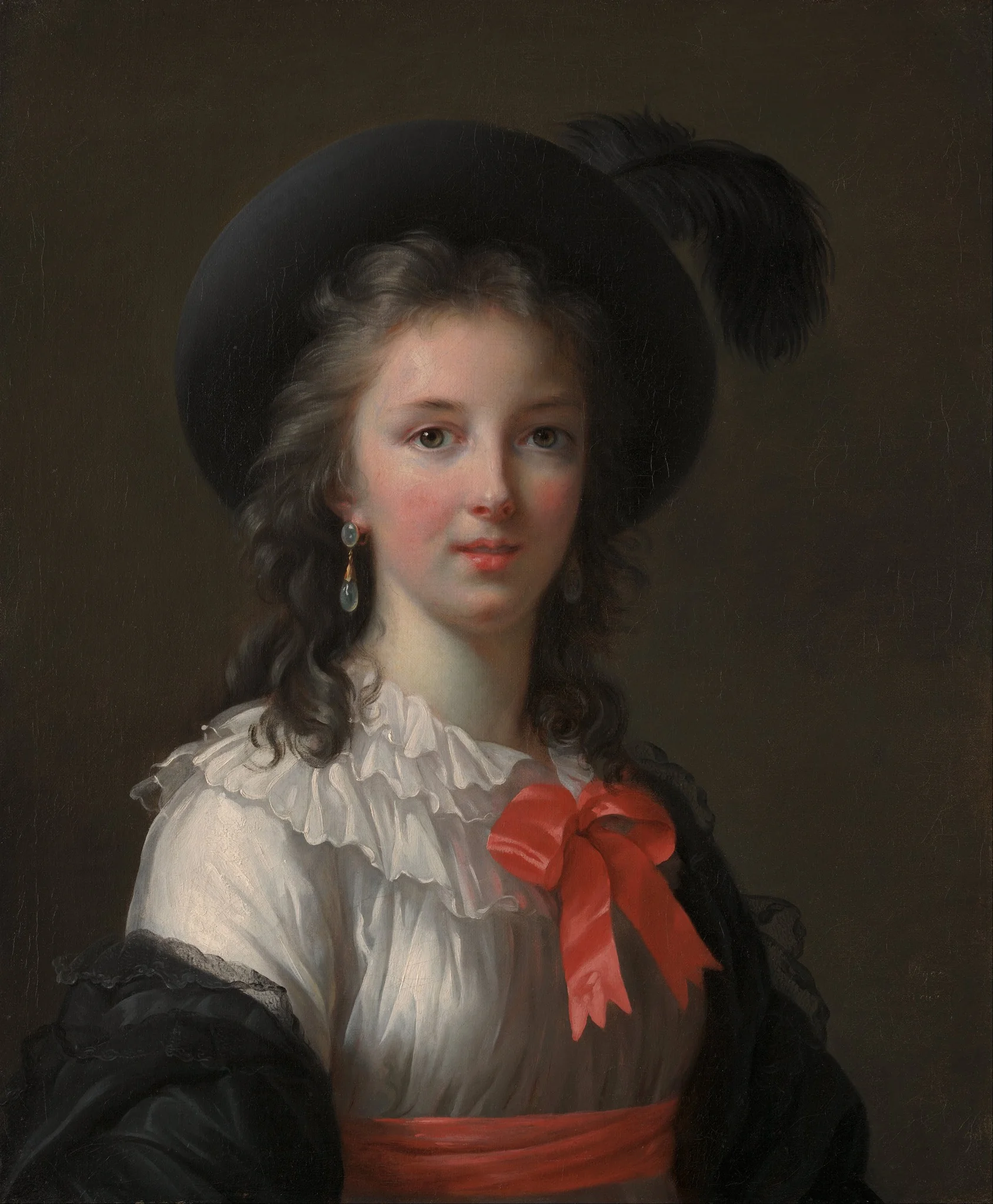 Self-portrait, by Élisabeth Louise Vigée Le Brun, oil, 1791