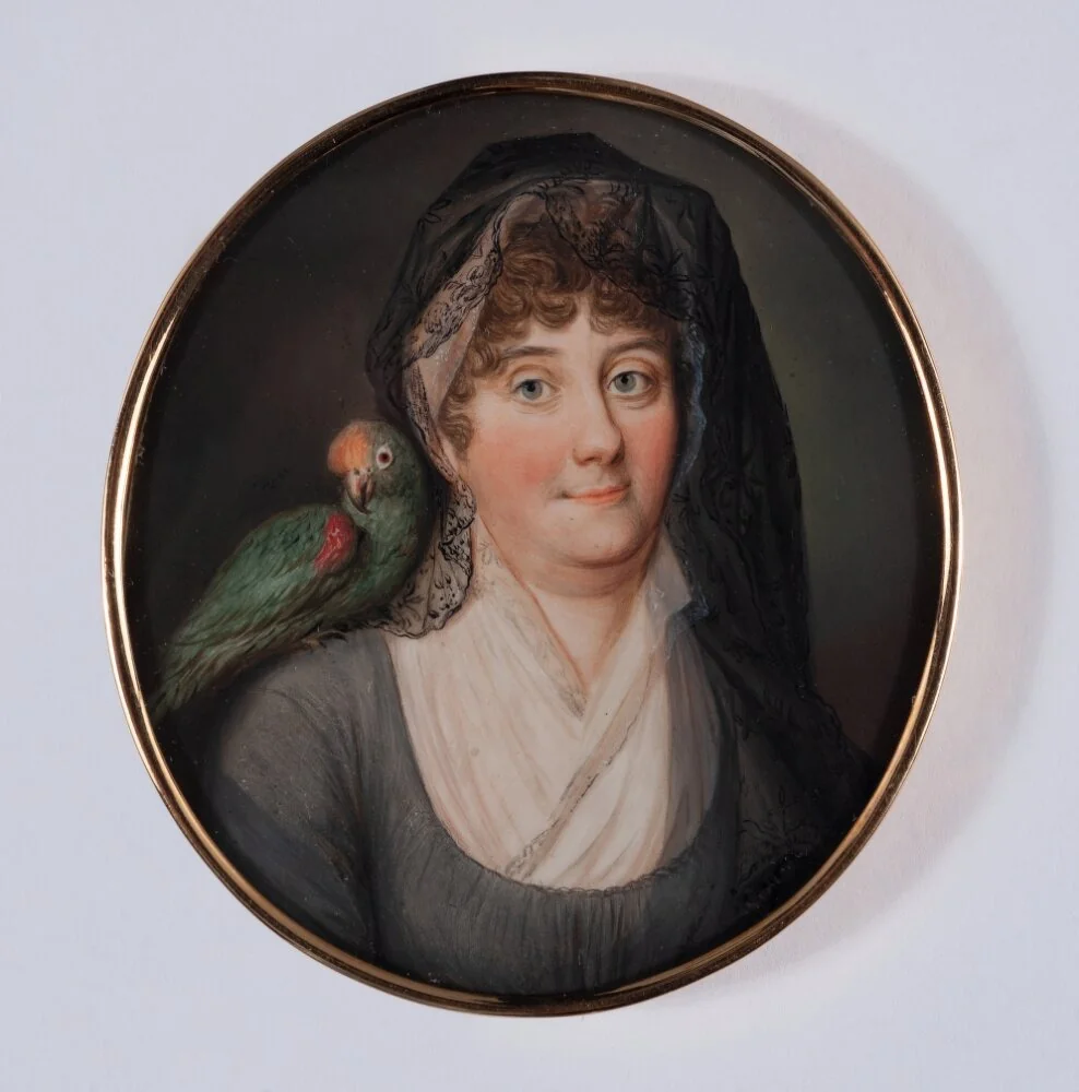 Charlotta Fredrika de Geer f. von Fersen (1756‑1810), by Johan Carl Fredrik Viertel, unspecified, 1813