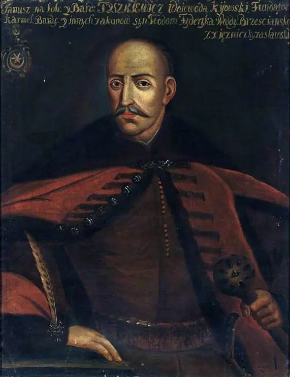 Portrait of Janusz Tyszkiewicz (1570–1649), Leliwa coat of arms, voivode of Kiev