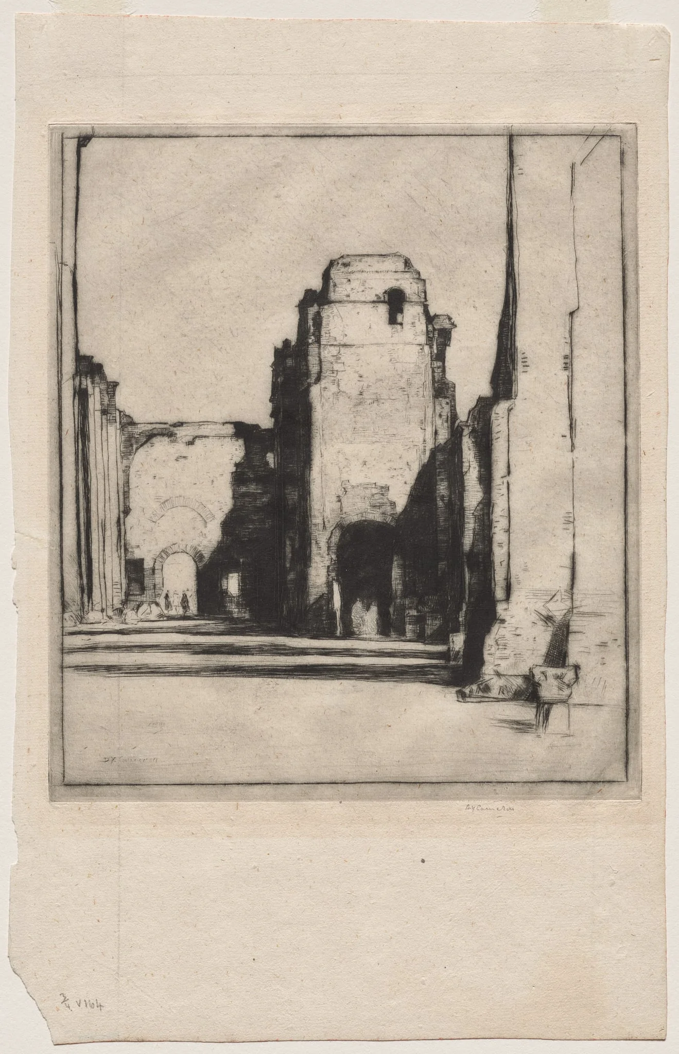 Tepidarium, Baths of Caracella, by David Young Cameron, 1925