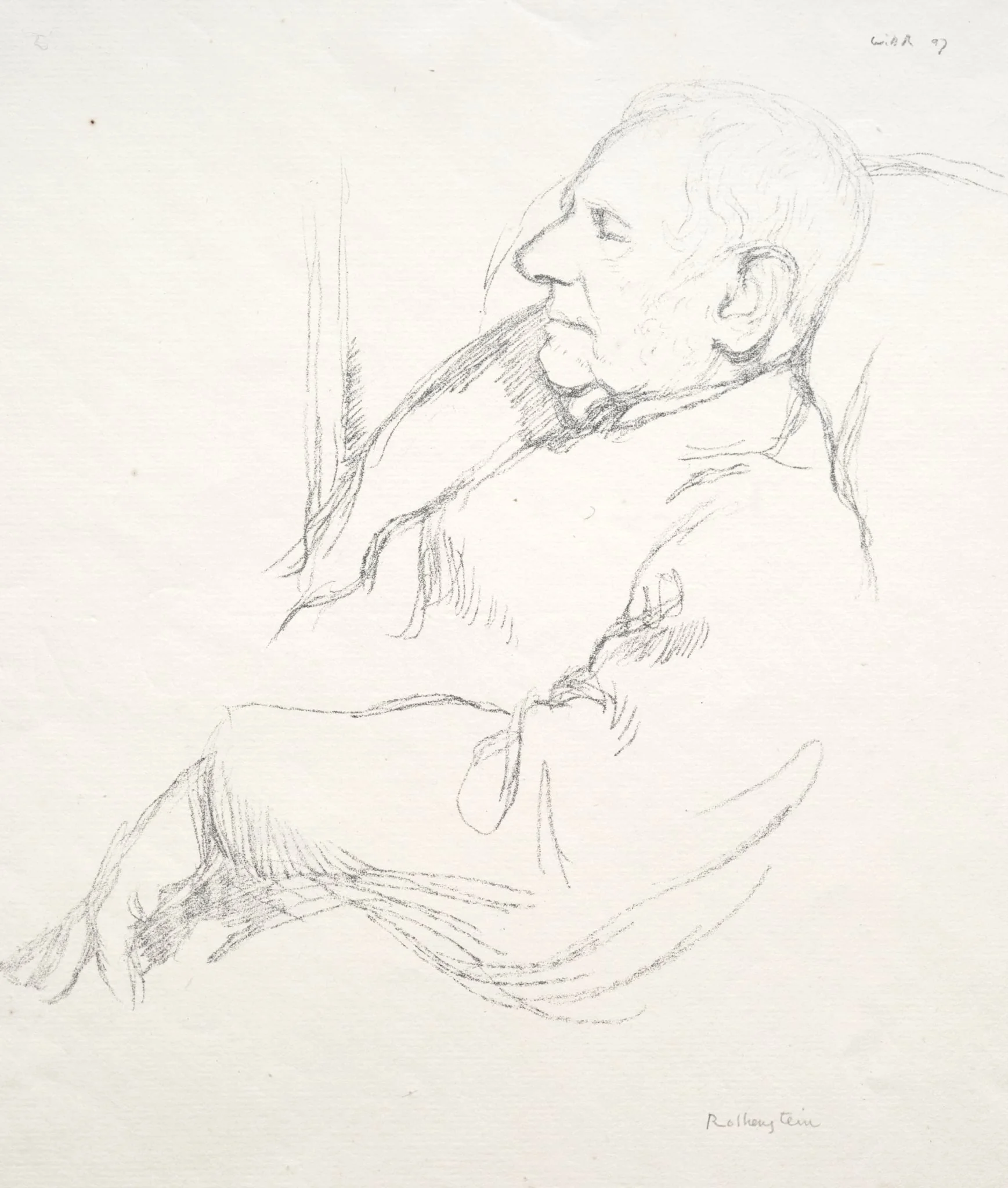 Sir Francis Seymour Haden Asleep