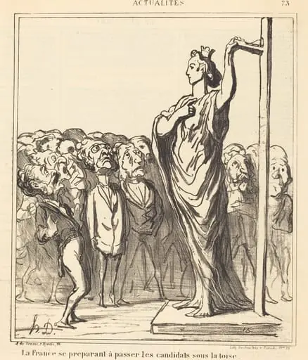 La France se préparant a passer...