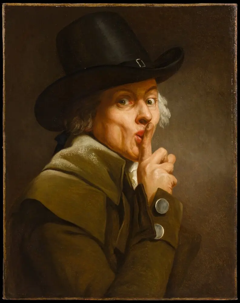 Selfportrait, called Le Silence (The Silence)