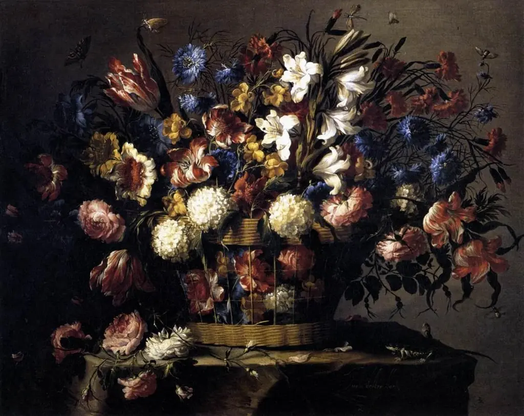 Basket of flowers