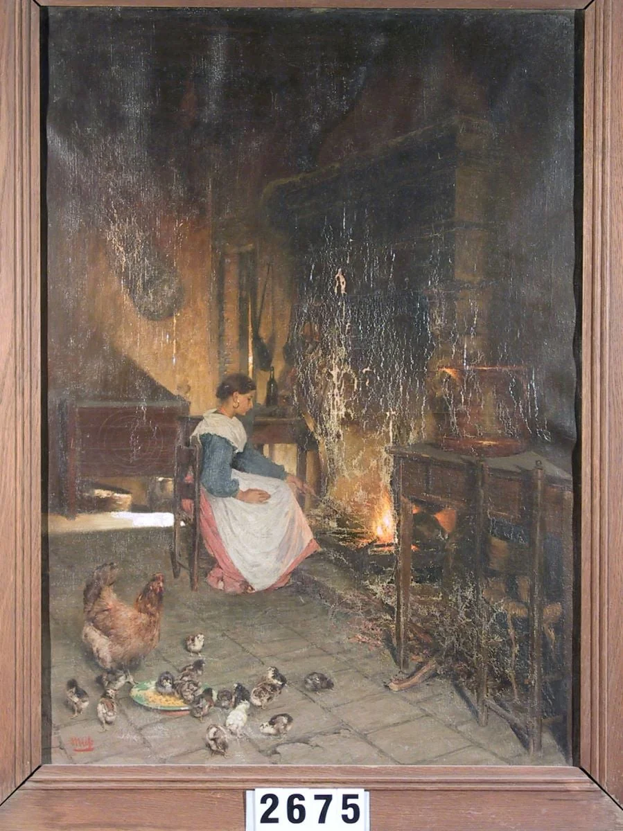 Interior de bucătărie italiană