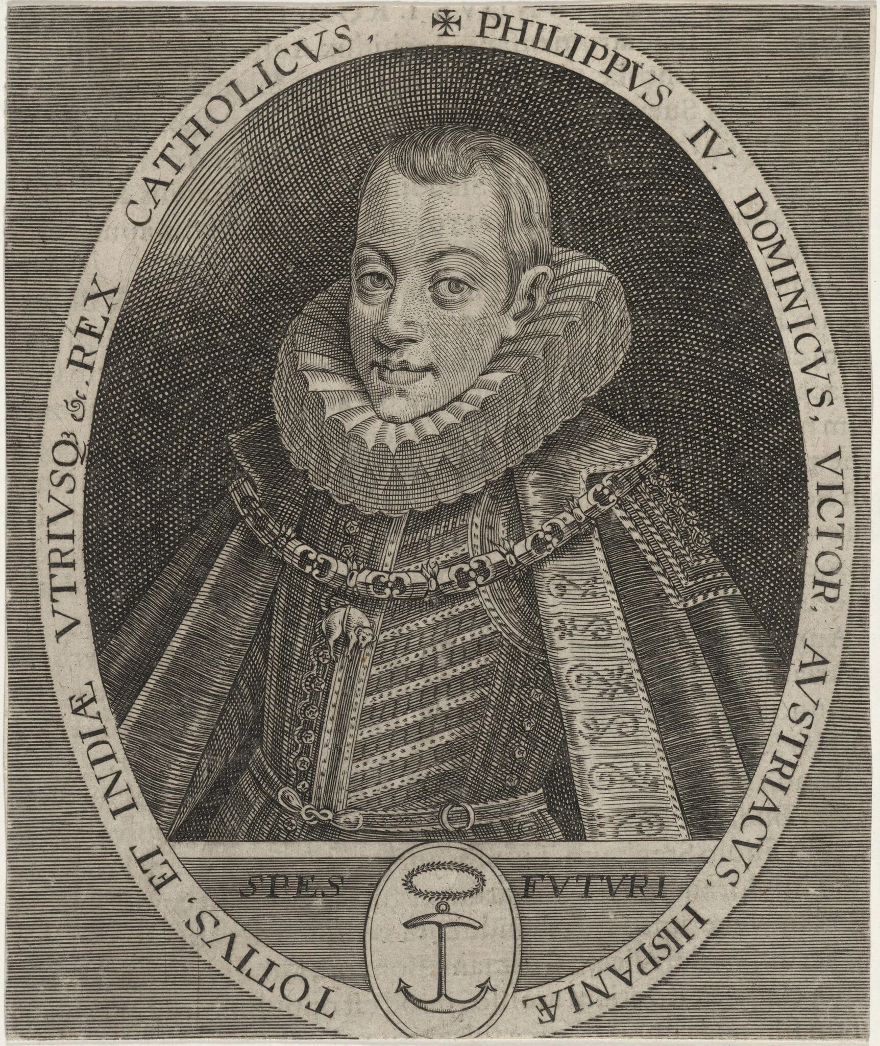 Philip IV of Spain, by Unknown 19th Century, ink, 1850