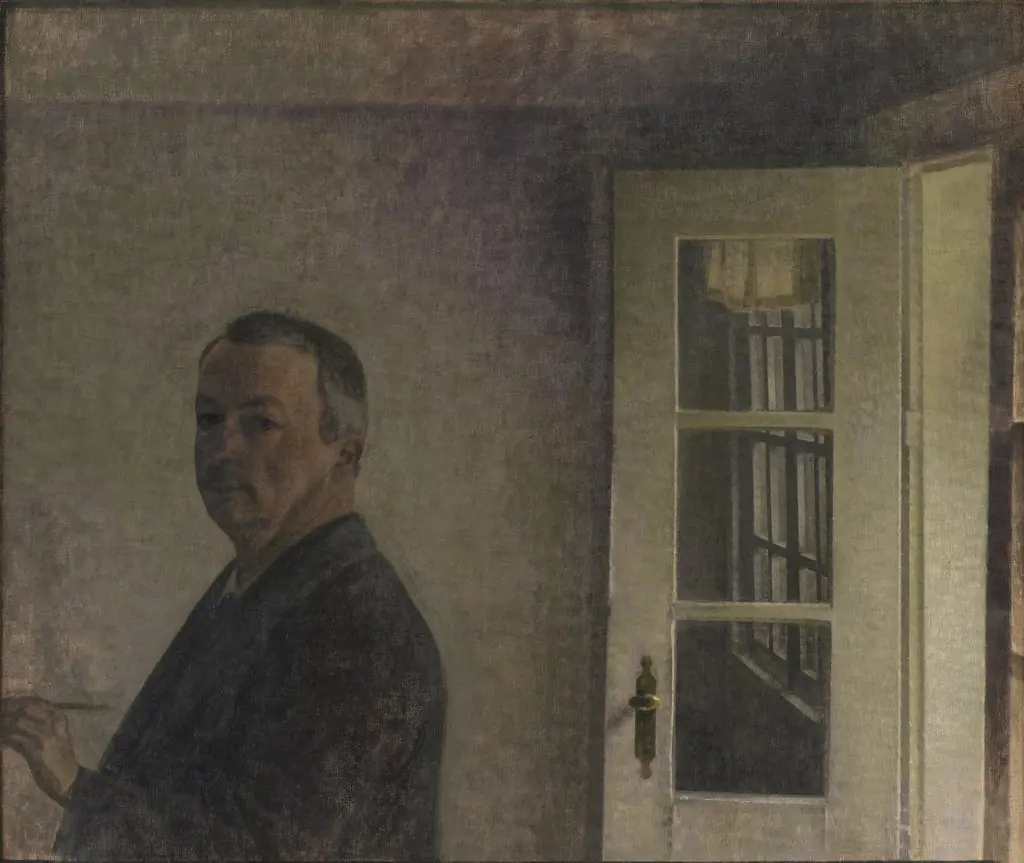 Self-Portrait. The Cottage Spurveskjul at Sorgenfri, North of Copenhagen