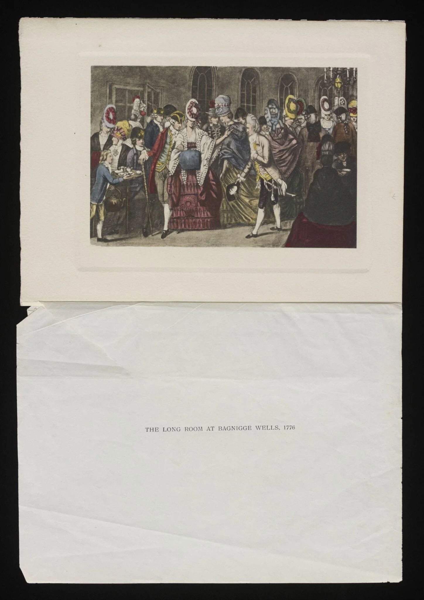 The Long Room at Bagnigge Wells, 1776, by Unknown, 1776