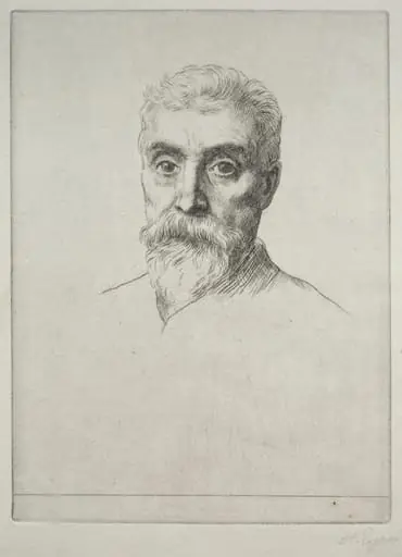 Portrait of Sir Hiram S. Maxim