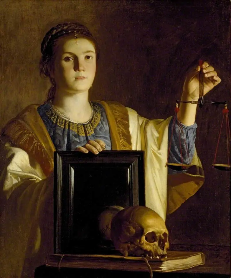 Truth presenting a Mirror to the Vanities of the World