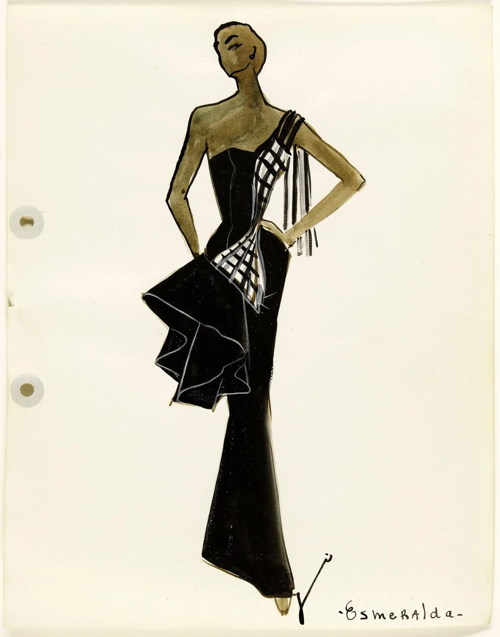 'Esmeralda', by Marie-Louise Carven, 1951