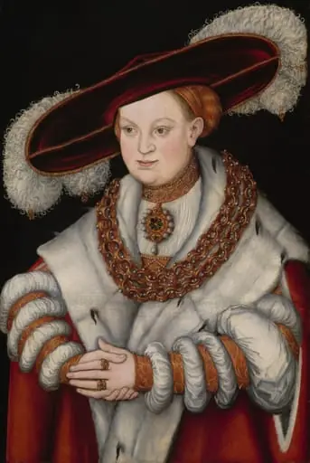 Portrait of Magdalena of Saxony, Wife of Elector Joachim II of Brandenburg