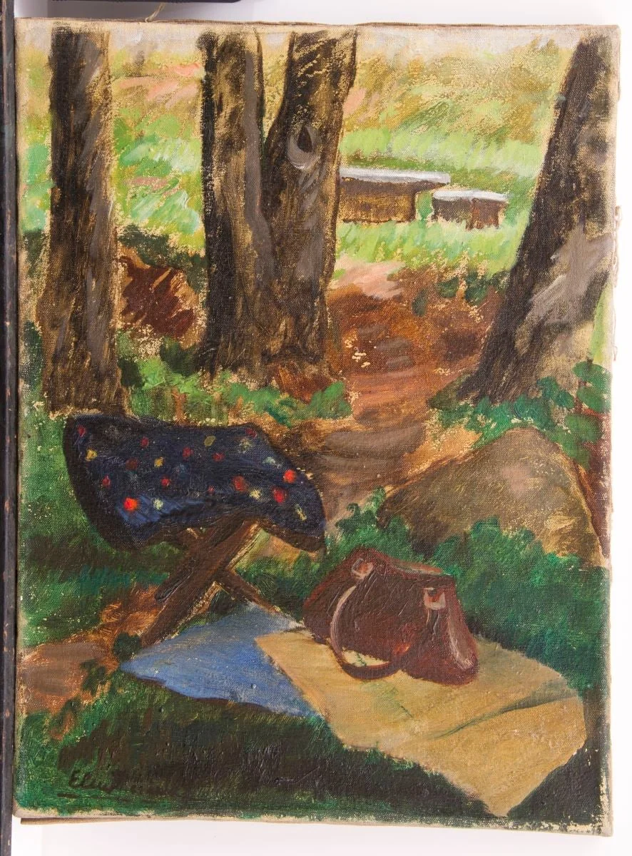 În pădure, by Micaela Eleutheriade, unspecified, 1957