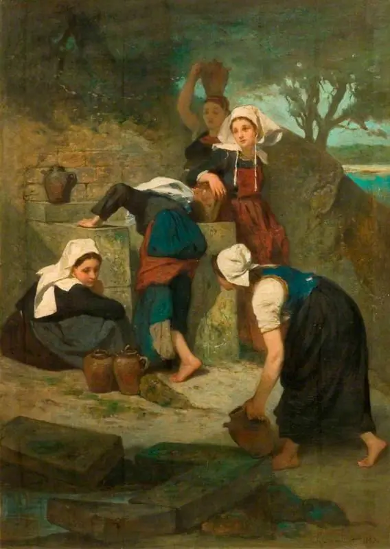 Girls at a Well
