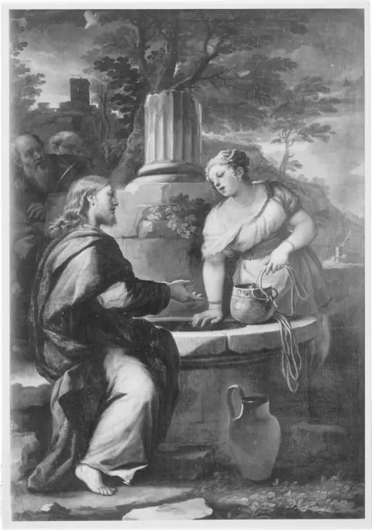 Christ and the Samaritan woman at the well