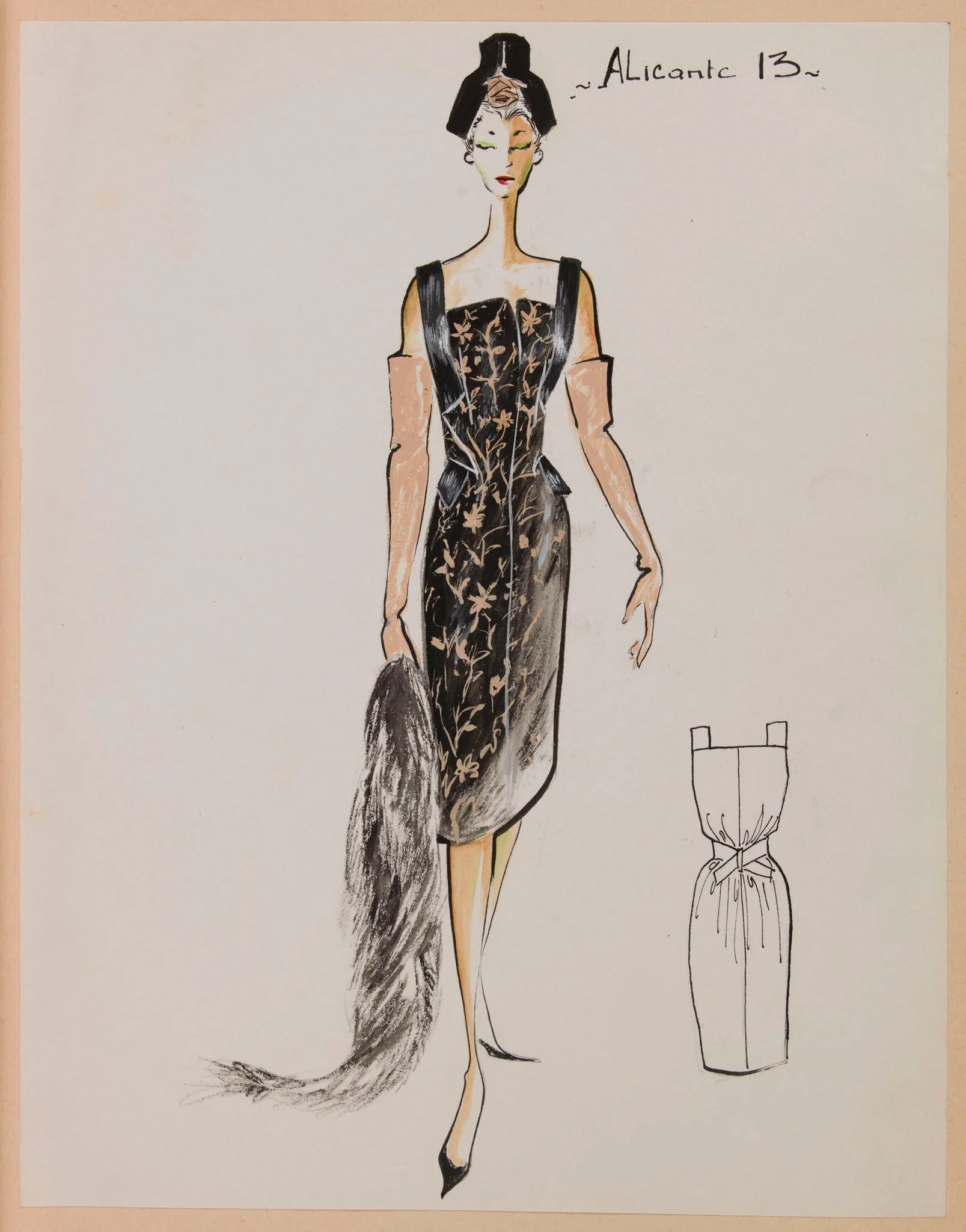 Alicante, by Carven, 1958
