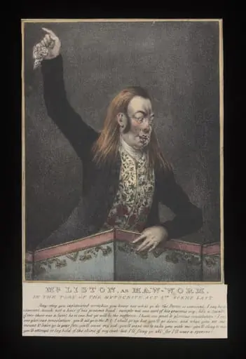 Mr Liston as Maw-Worm in the Hypocrite