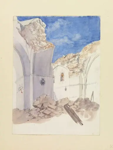 Part of ruined mosque