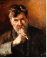 Portrait of David Houston, Professor at the Royal College of Science