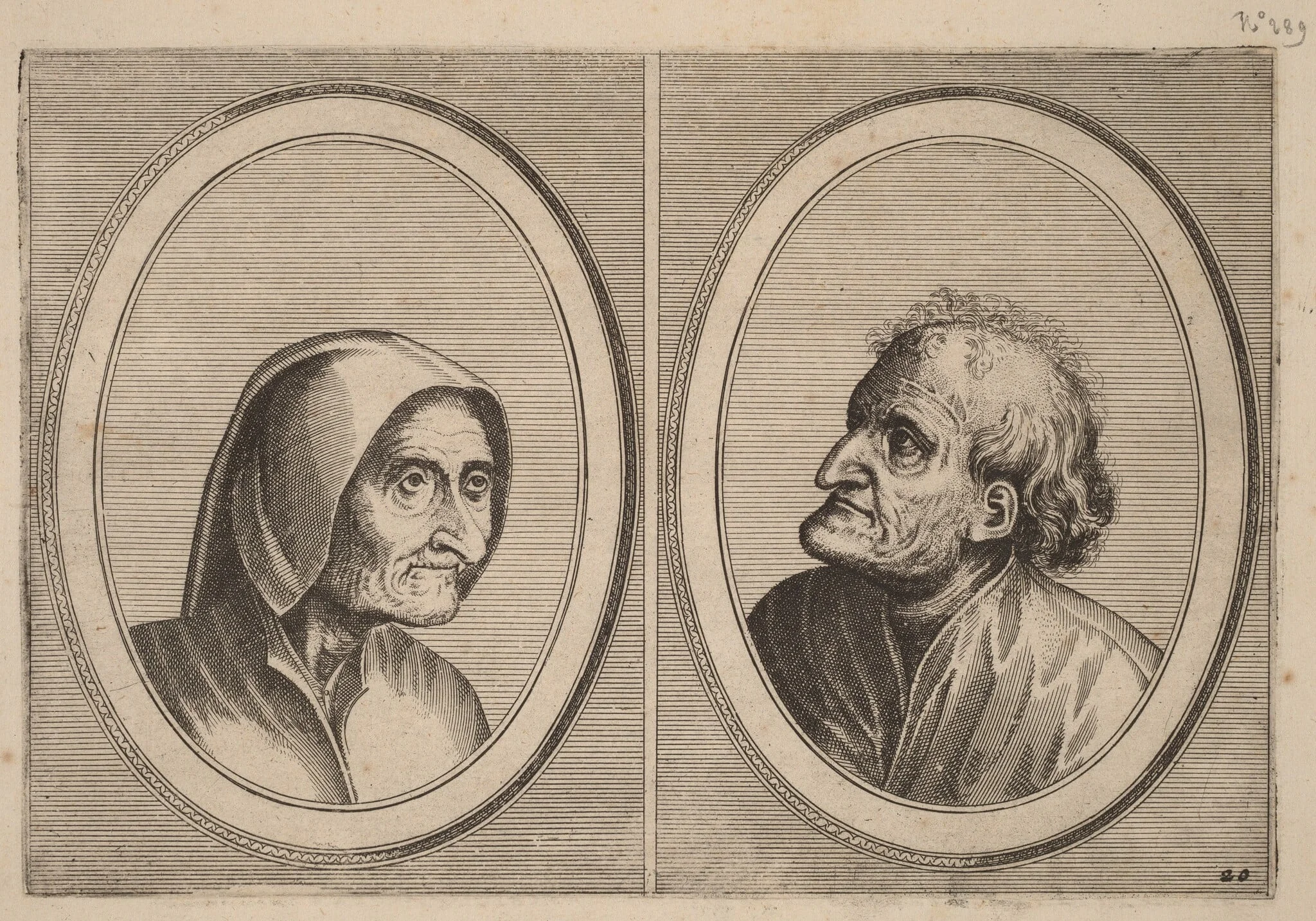 "Ritze Stijn" and "Schurckje Sonder-Baerdt", by Johannes van Doetechum the Elder, ink, 1605