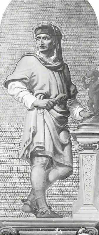 Luca della Robbia (1400–1481) (design for a mosaic in the Victoria and Albert Museum) (detail)