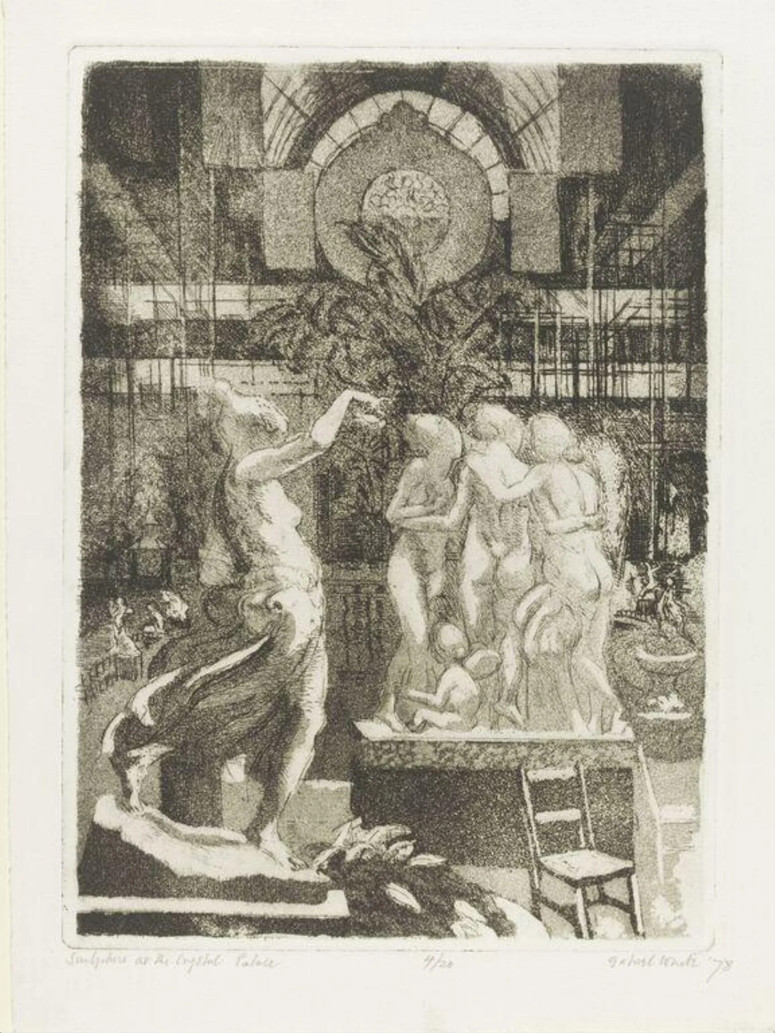 Sculpture at the Crystal Palace, by Gabriel White, 1978