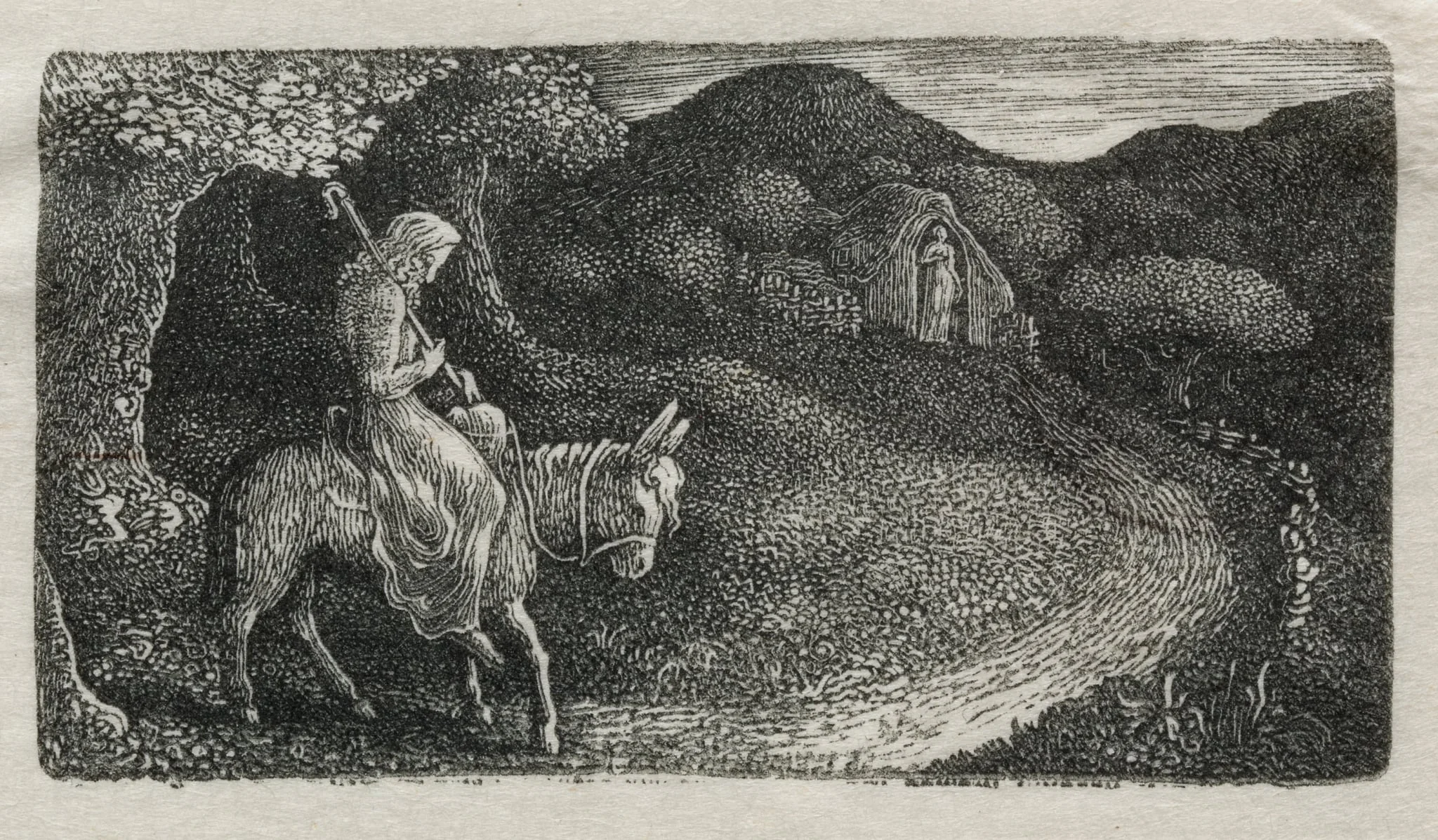 The Return Home, by Edward Calvert, 1829