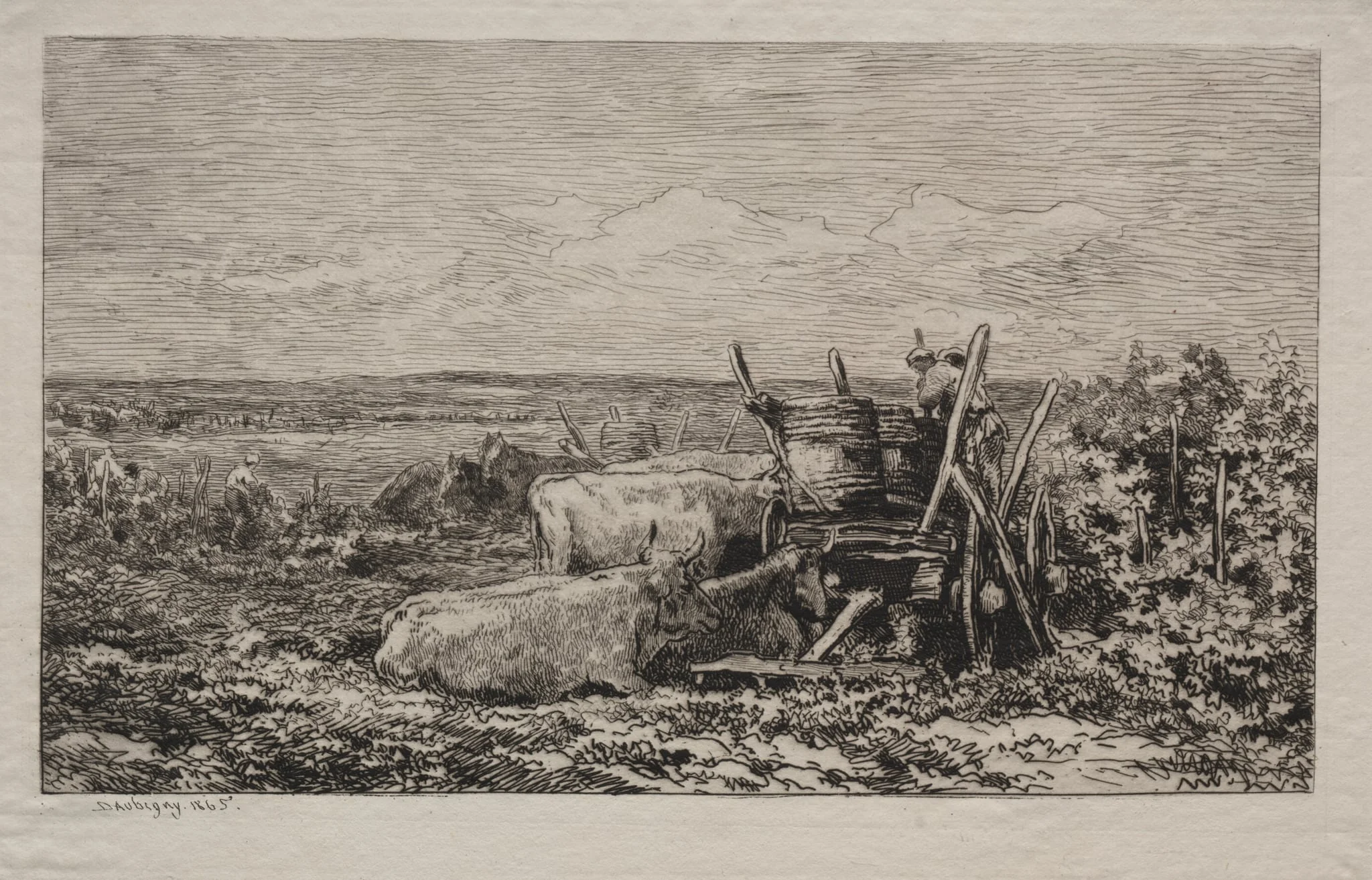 The Grape Harvest, by Charles François Daubigny, 1865