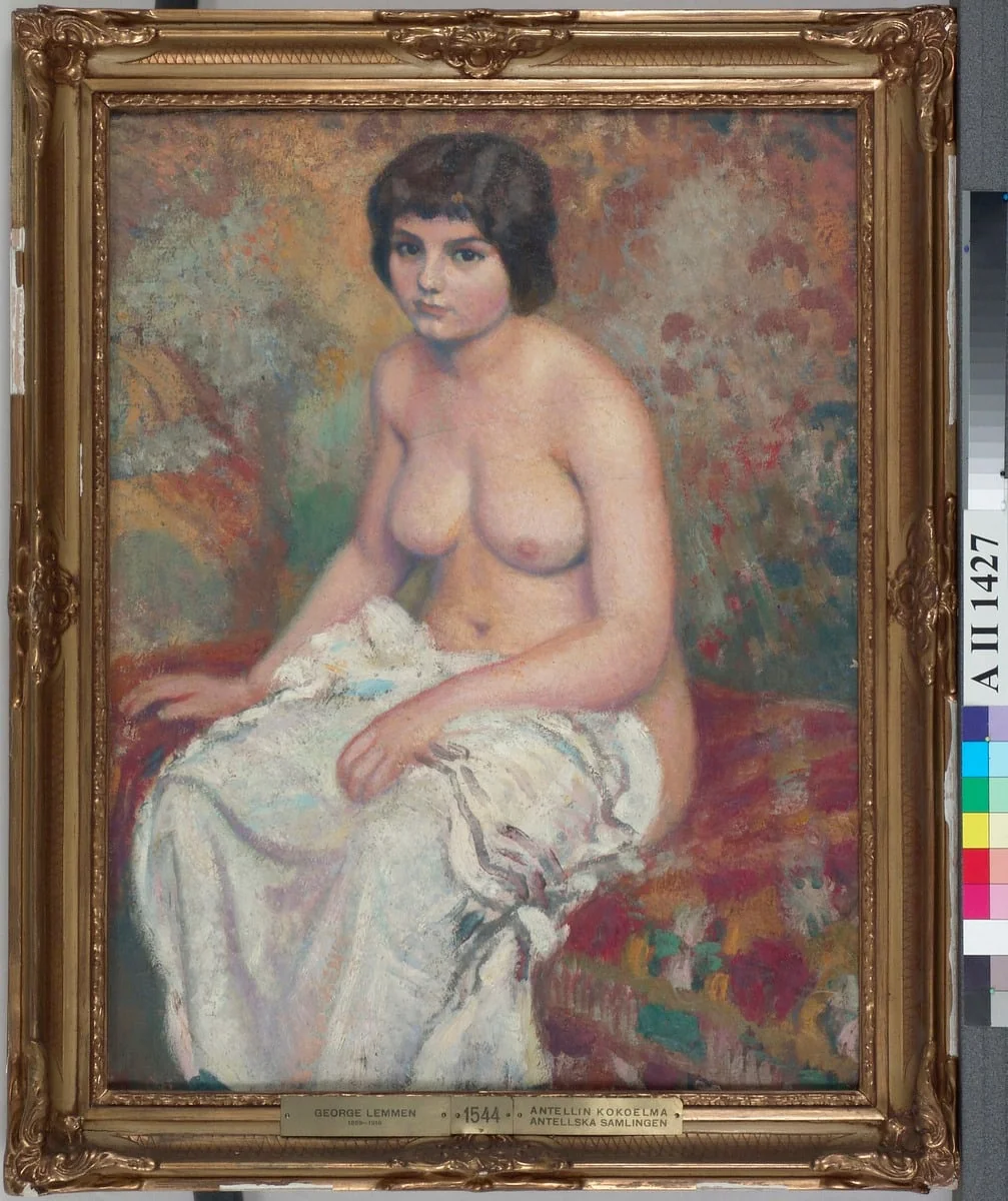 Alaston naismalli, by Georges Lemmen, unspecified, 1895
