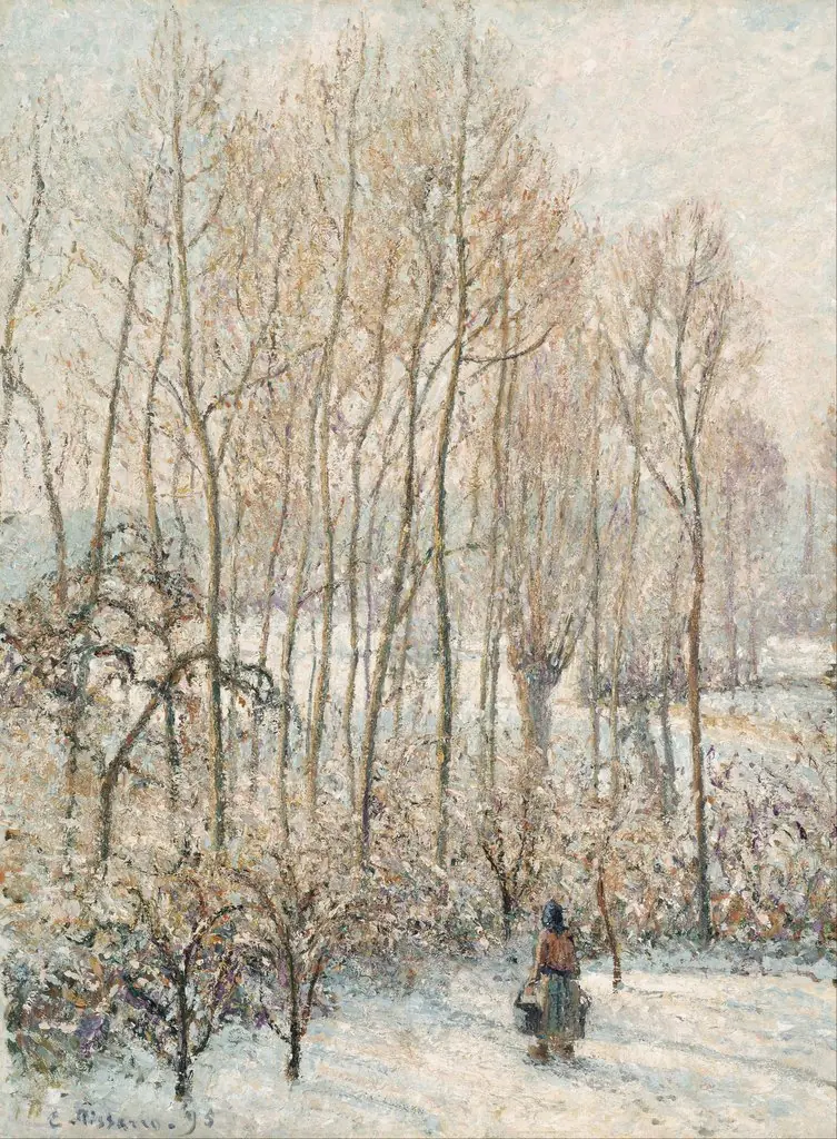 Morning Sunlight on the Snow, Éragny-sur-Epte