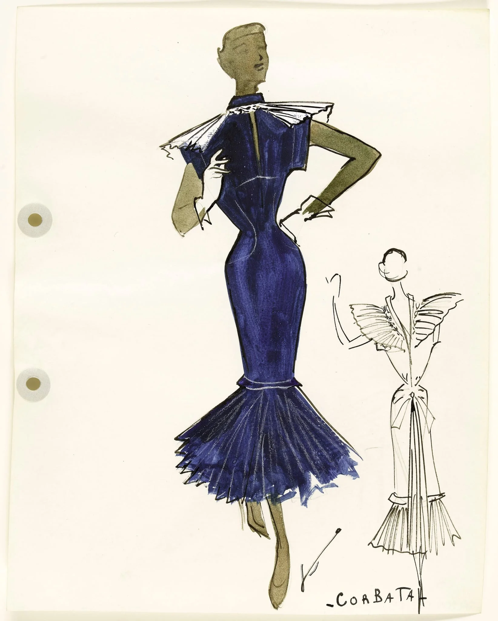 'Corbata', by Carven, 1951