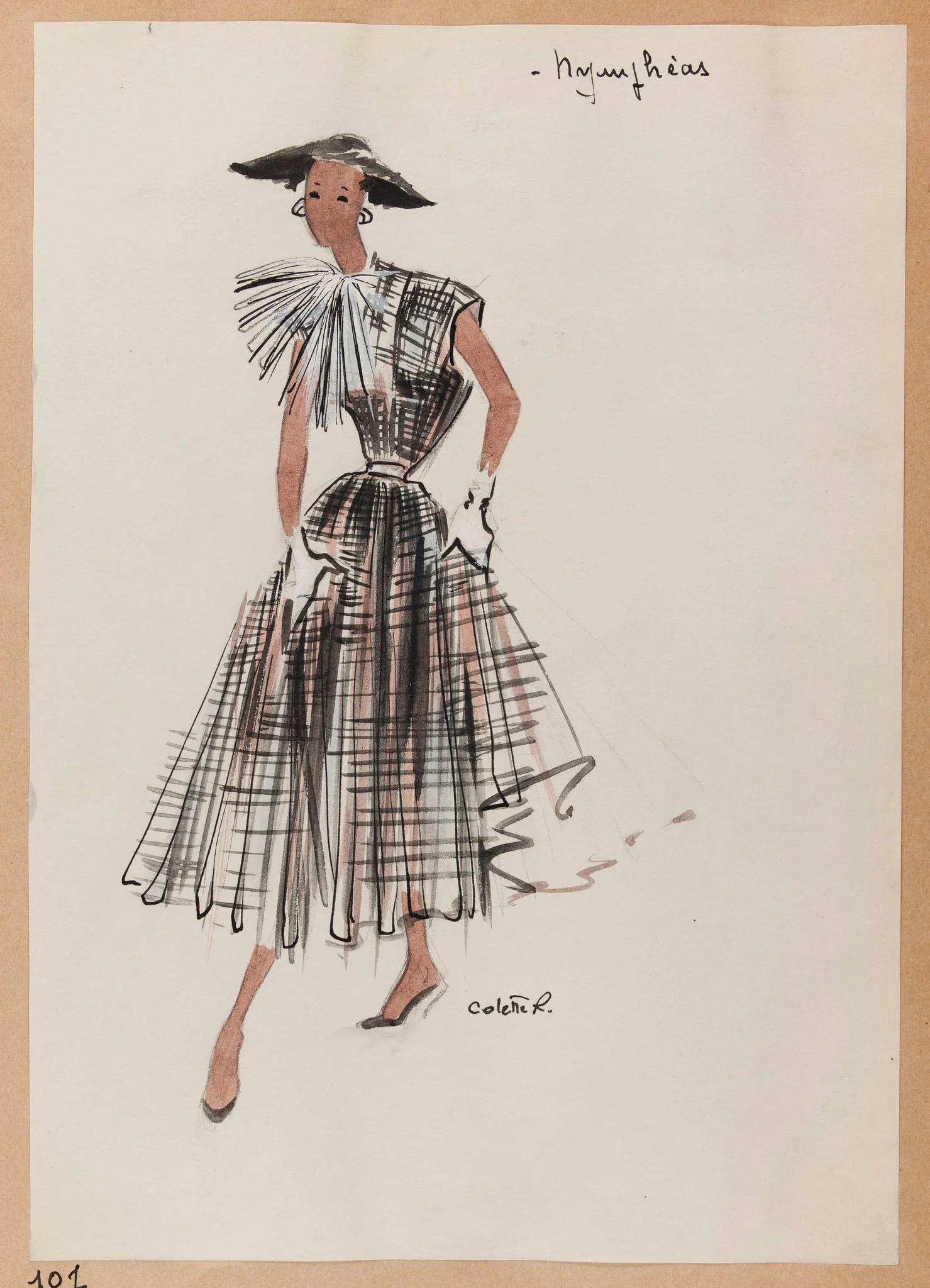 Nymphéas, by Marie-Louise Carven, 1951