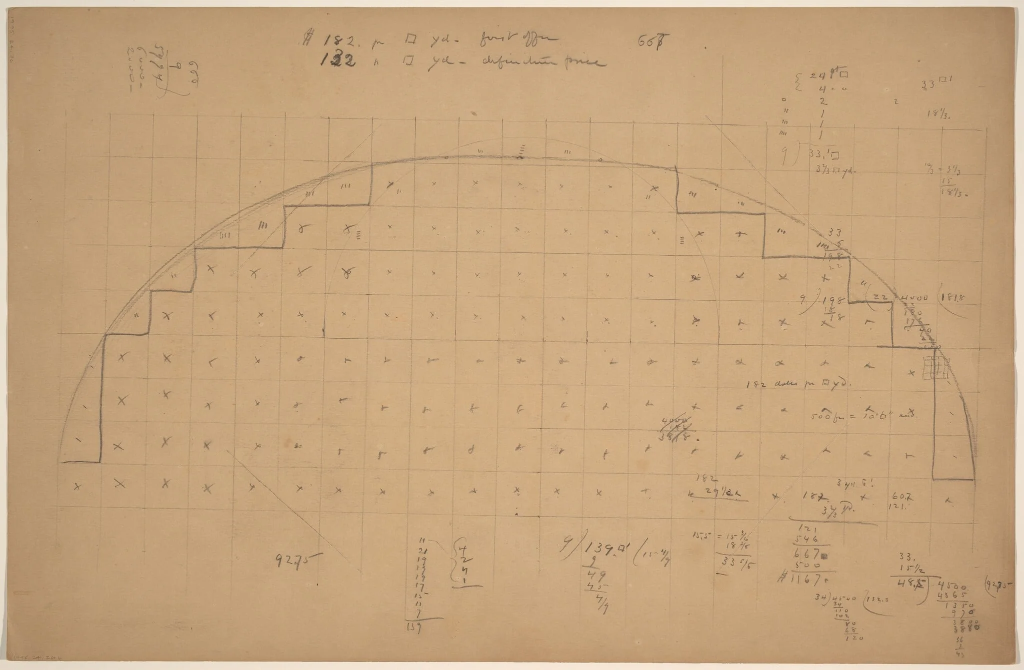 Diagram of a Lunette [verso]
