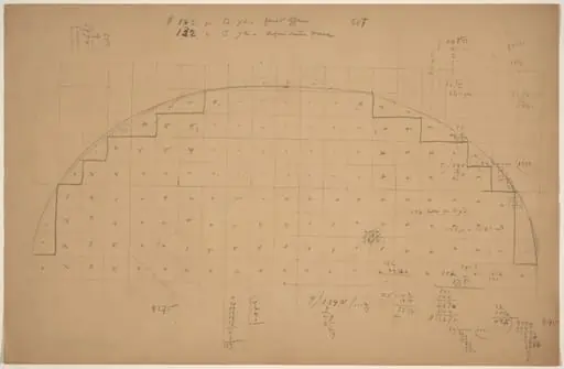 Diagram of a Lunette [verso]
