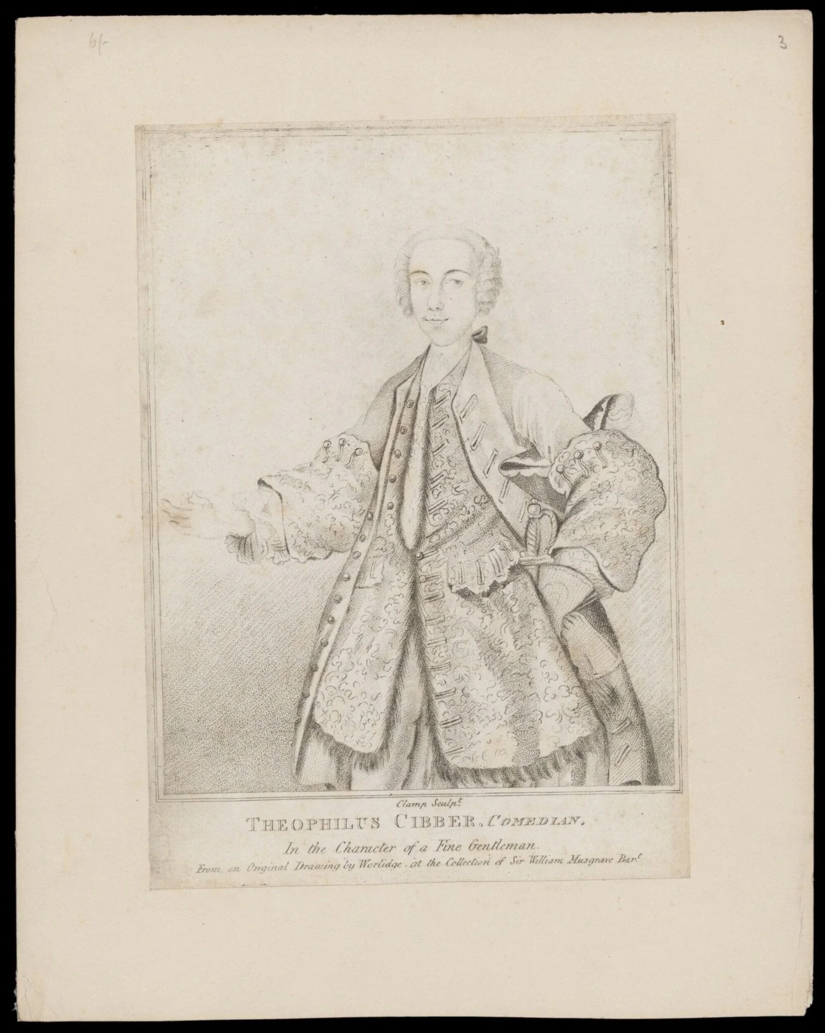H Beard Print Collection, by Thomas Worlidge, 1750