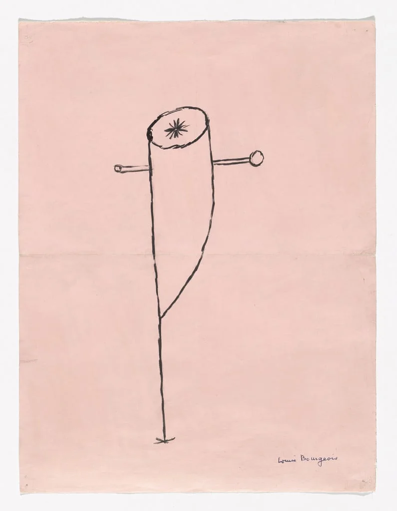 Untitled, by Louise Bourgeois, ink, 1947